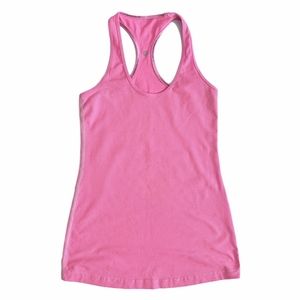 lululemon Racerback Tank Top Pink Stripe